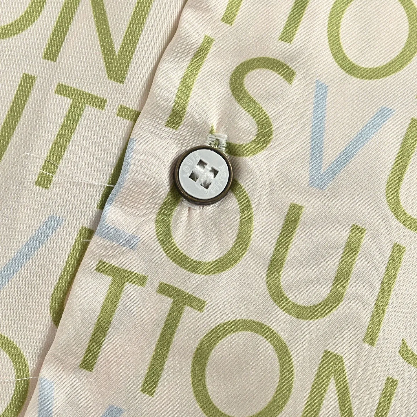 Louis Vuitton/Louis Vuitton full-print letter set short-sleeved shirt